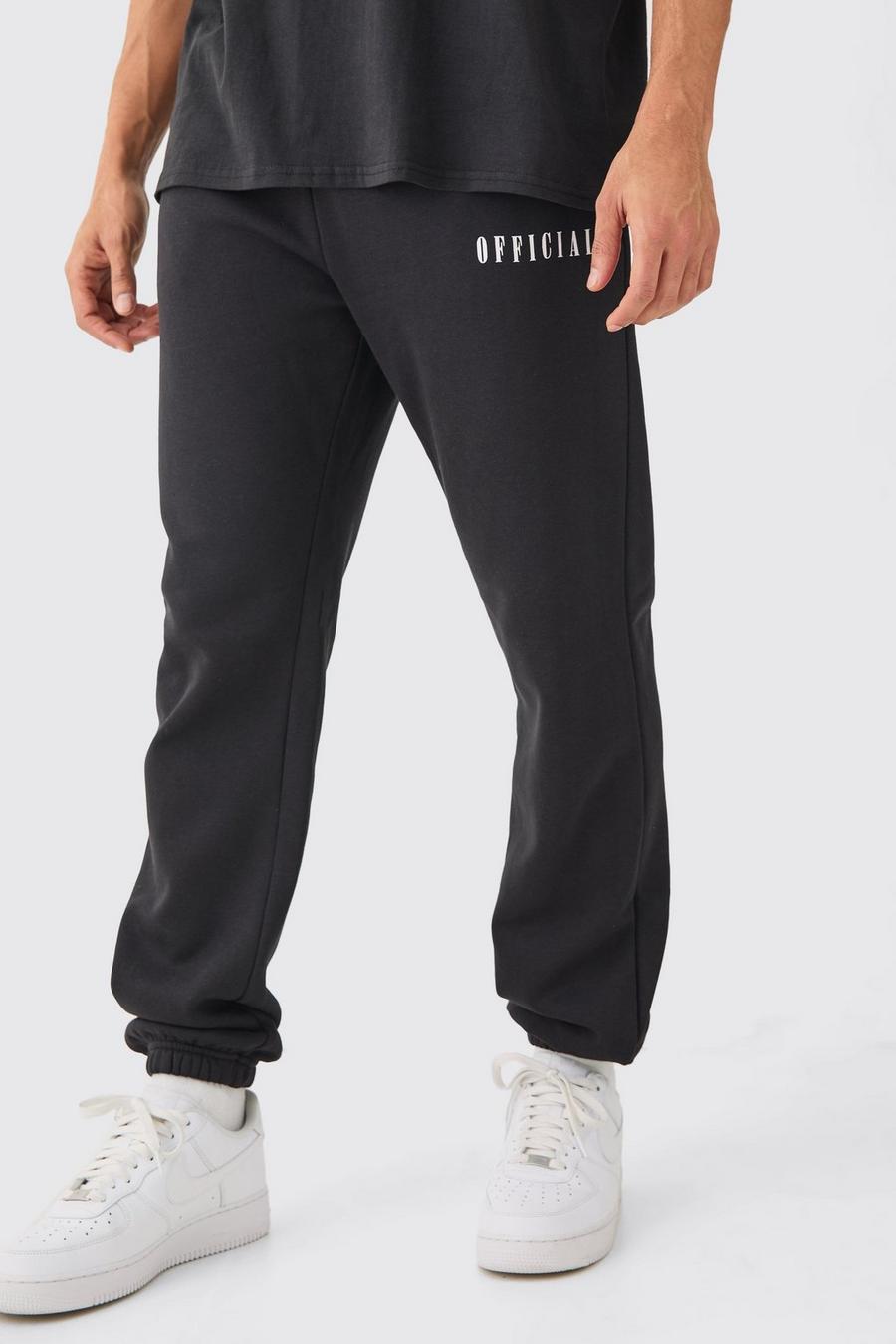 Pantaloni tuta Official Roman Regular Fit, Black