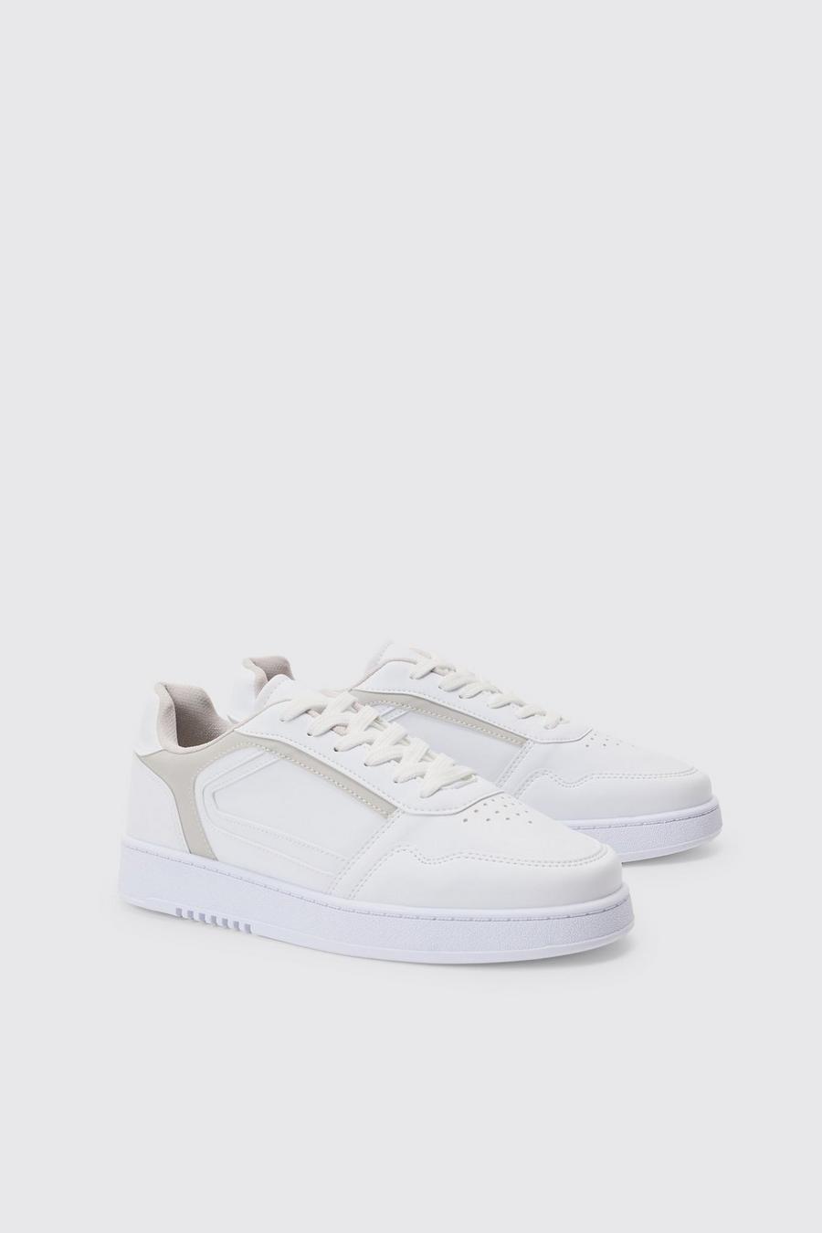 Contrast Panel Matie Trainers In Stone