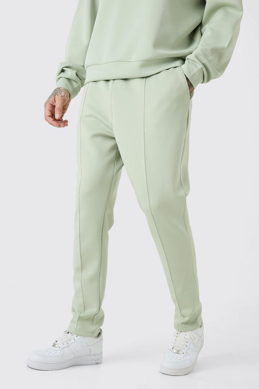 Sage Tall Slim Tapered Cropped Scuba Jogger