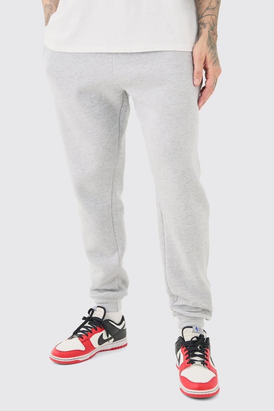 Tall Basic Skinny Fit Jogger In Grey Marl image number 1