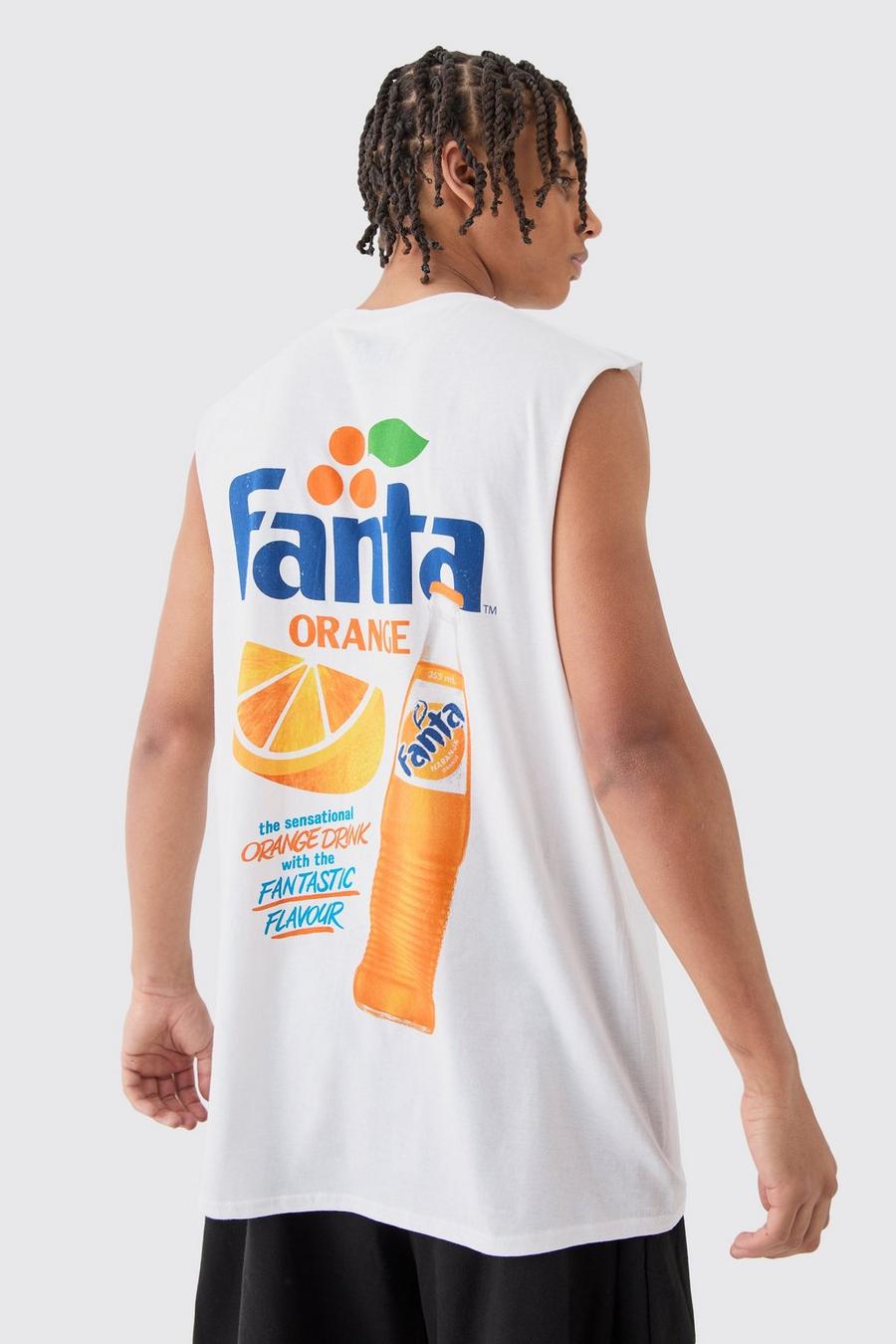 Canotta oversize ufficiale Fanta, White image number 1