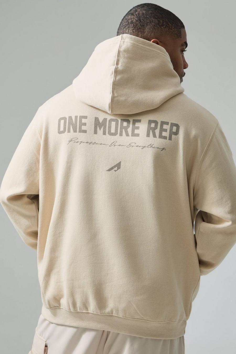 Plus Active One More Rep Hoodie, Sand