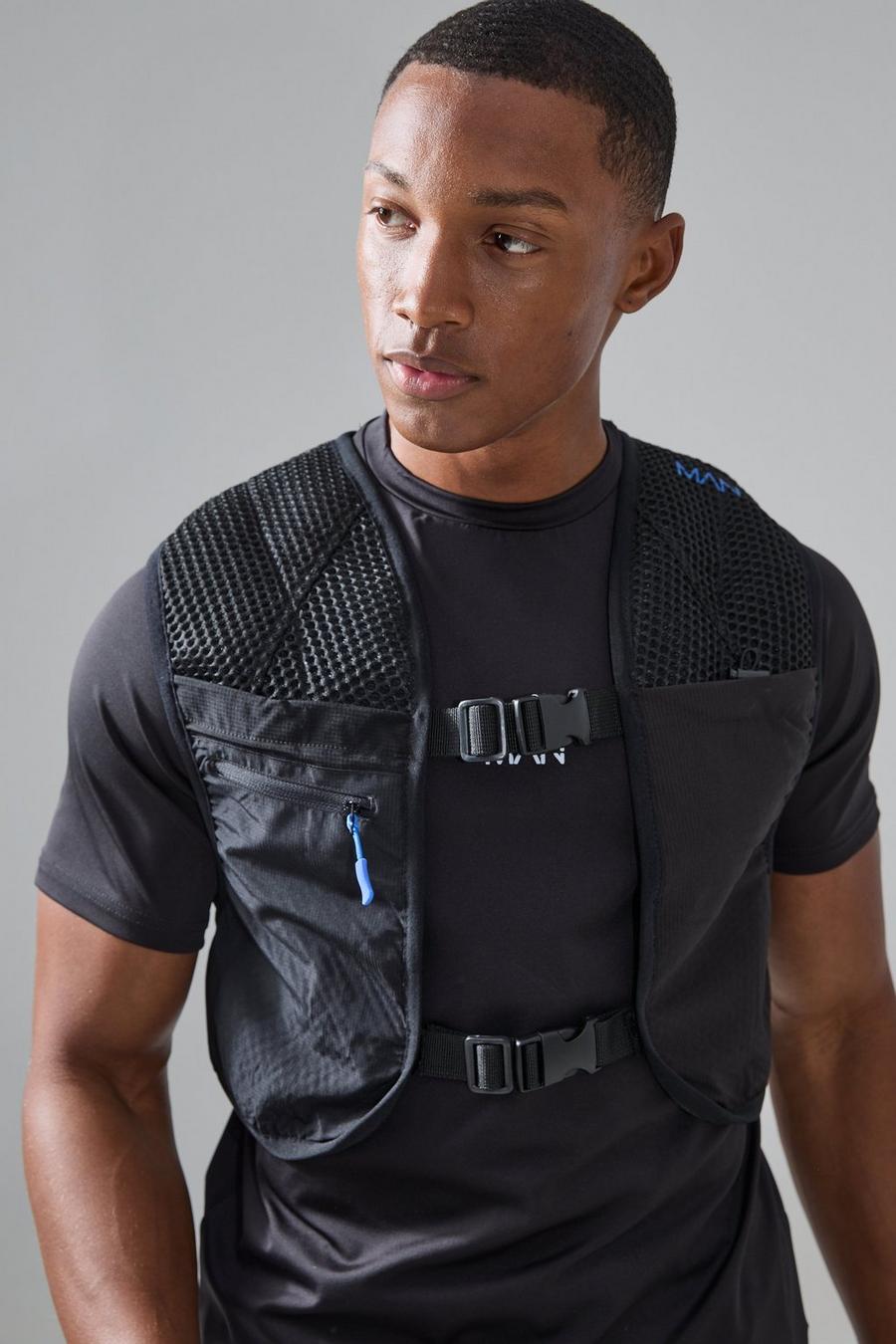 Black Man Active Hydration Vest