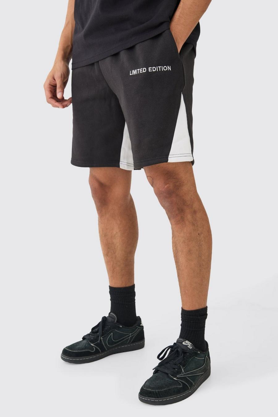 Pantalón corto holgado con refuerzo Limited Edition, Black