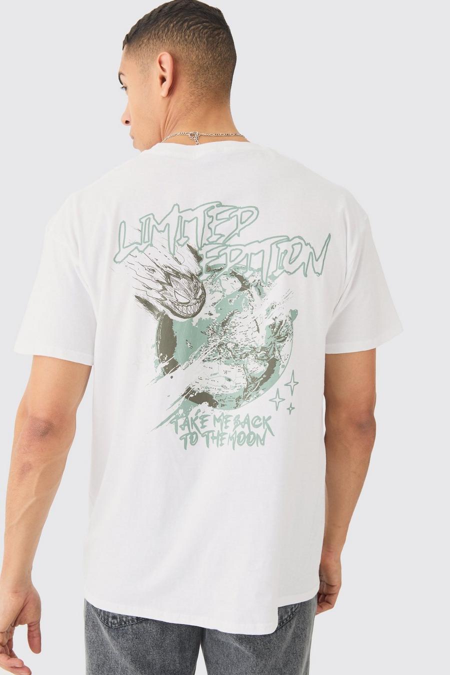 Camiseta oversize Limited Edition, White image number 1