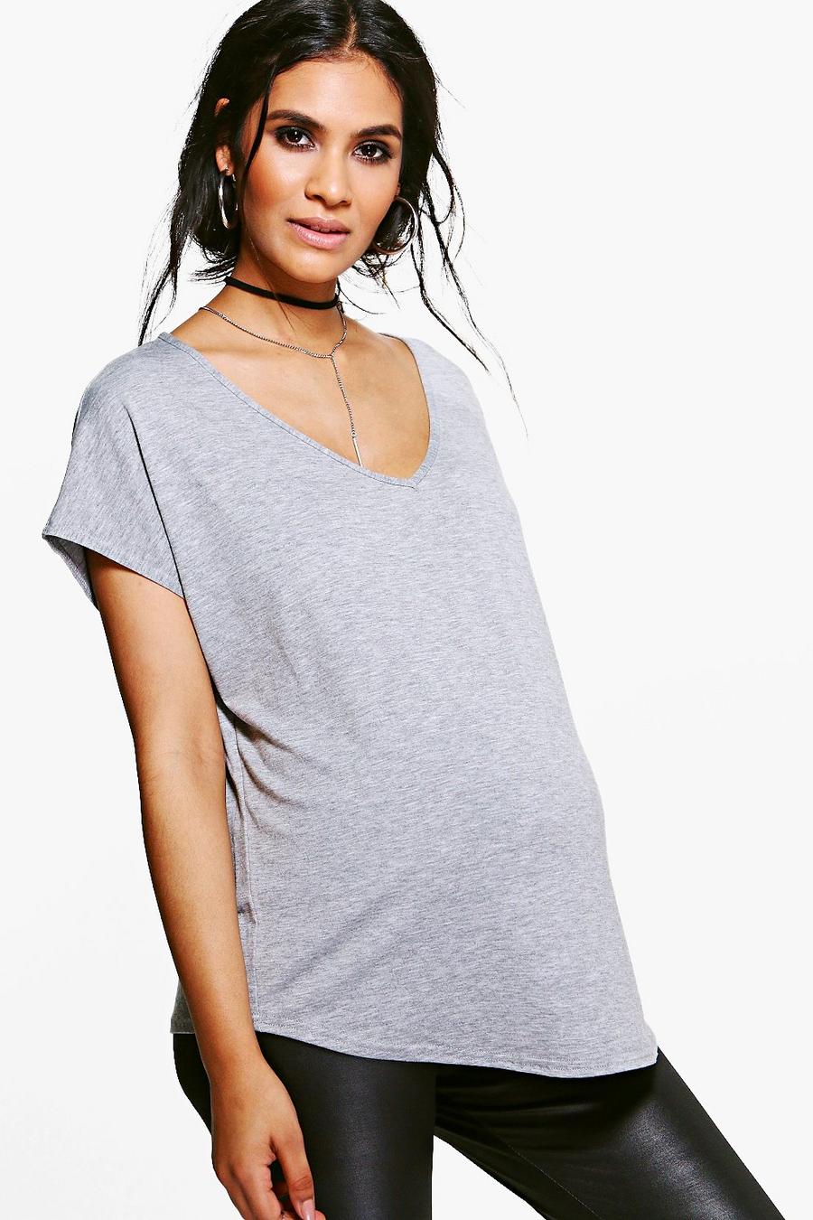 T-shirt de grossesse basique surdimensionné image number 1