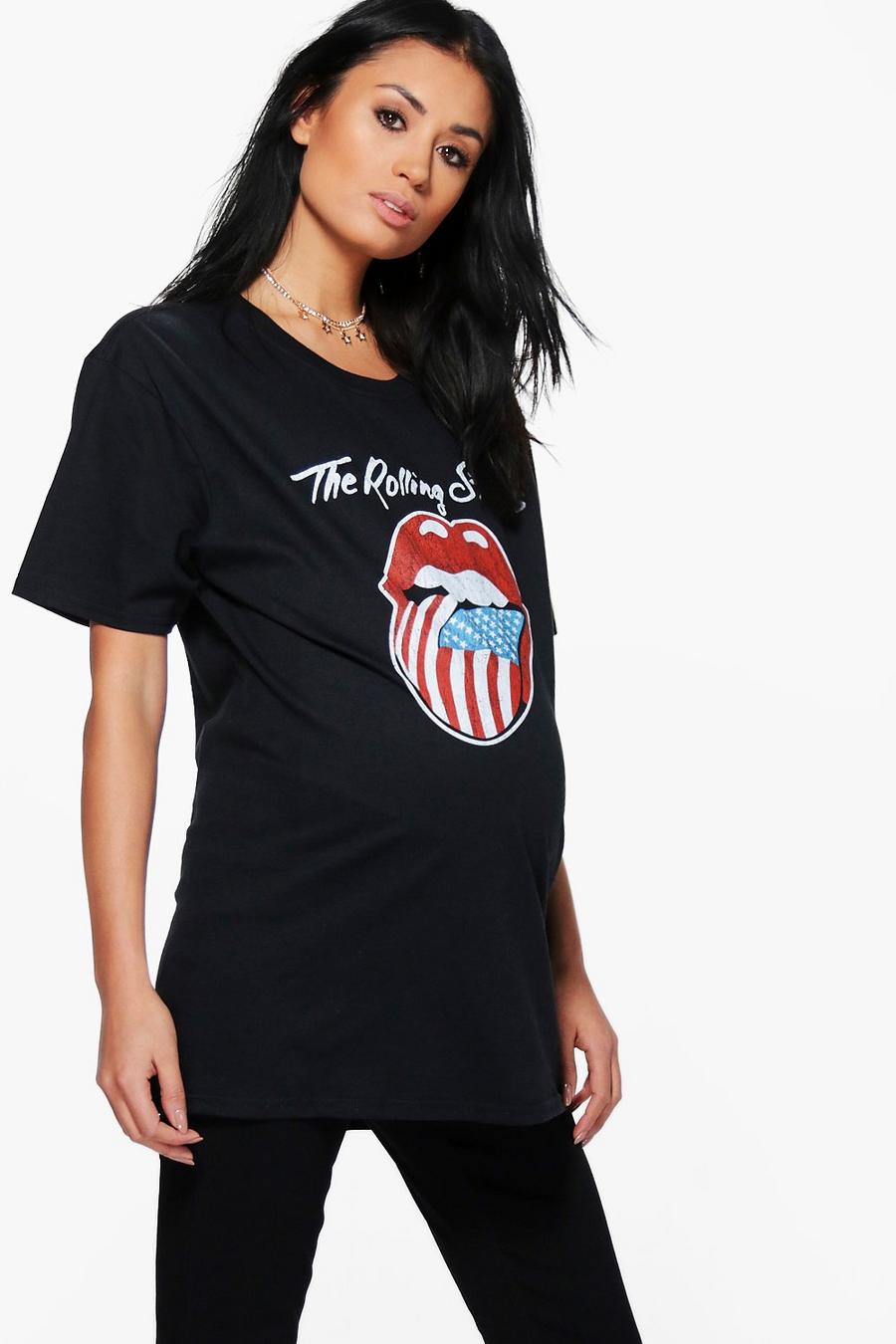 Maternity Hannah Rolling Stones Band Tee image number 1
