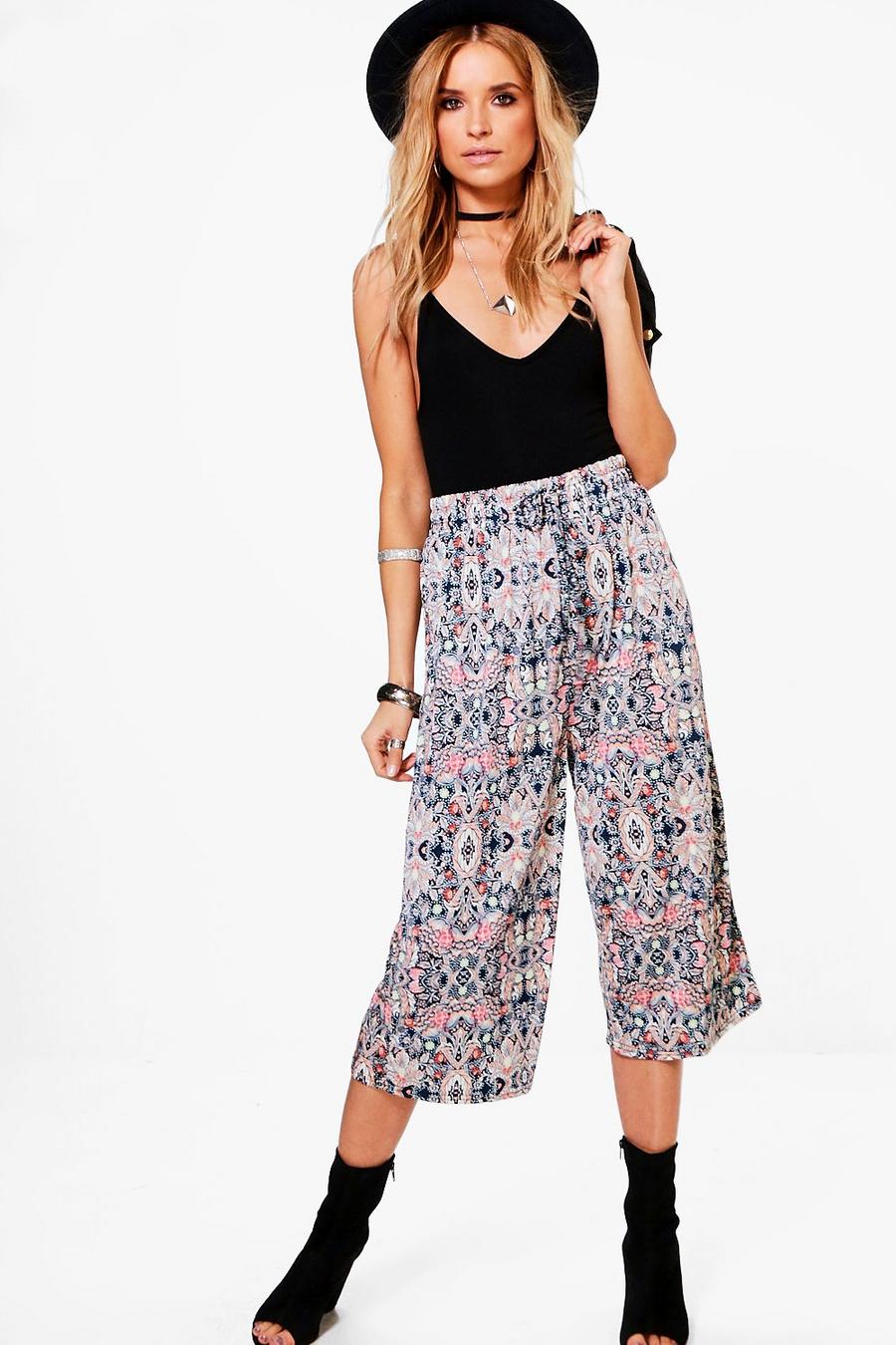 Fearne Jersey Printed Culottes image number 1