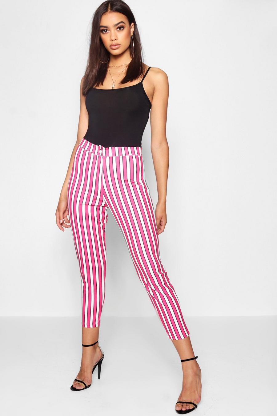 Stripe Tapered Pants image number 1