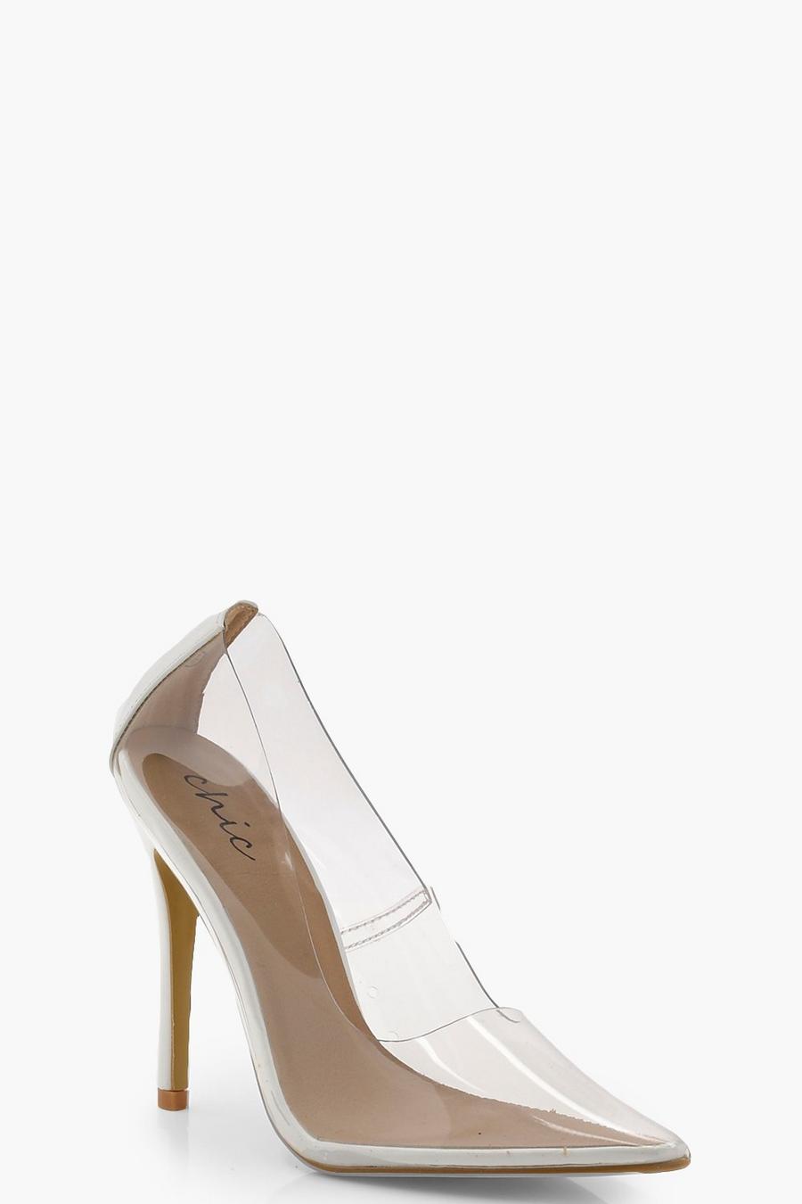 White Clear Pumps image number 1