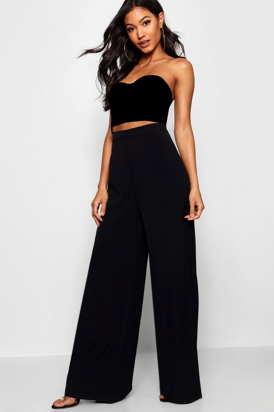 Woven High Waisted Pants image number 1