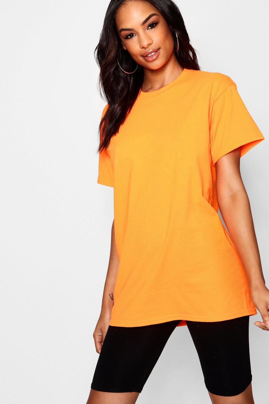 T-Shirt fluo, Orange néon image number 1