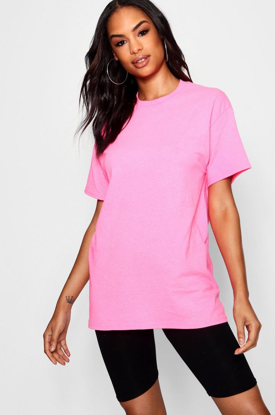 Neon-pink Neonfärgad t-shirt image number 1