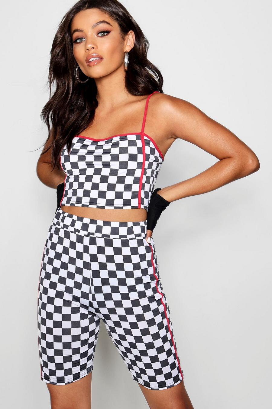 Checkerboard Contrast Binding Co-Ord image number 1