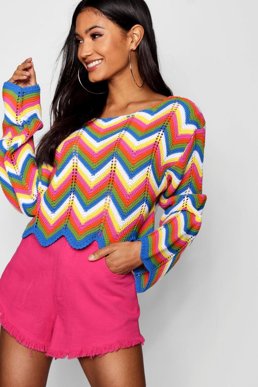 Zig Zag Crochet Crop image number 1