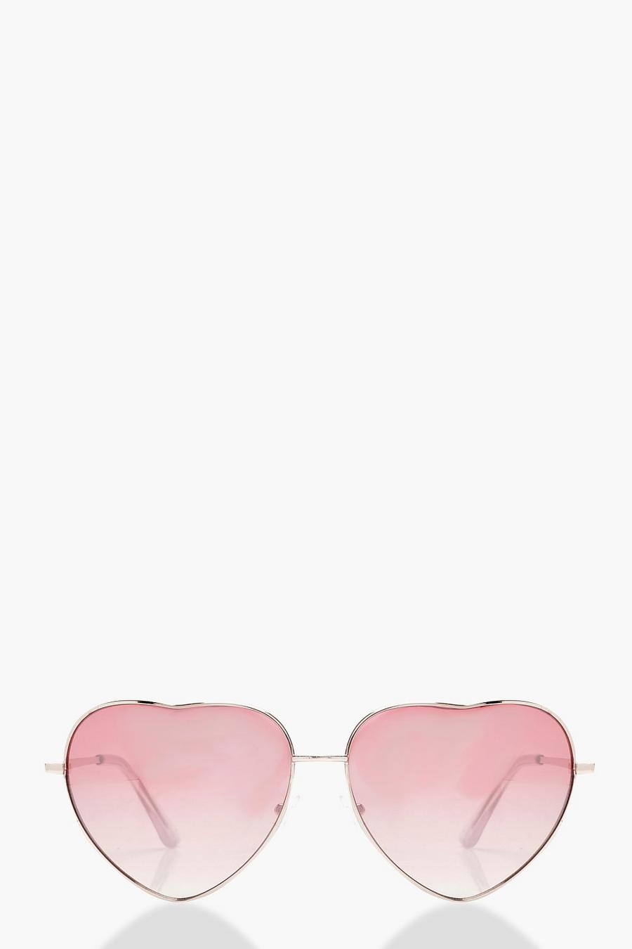 Gafas de sol en forma de corazón color rosa Alice, Rosa pastel image number 1