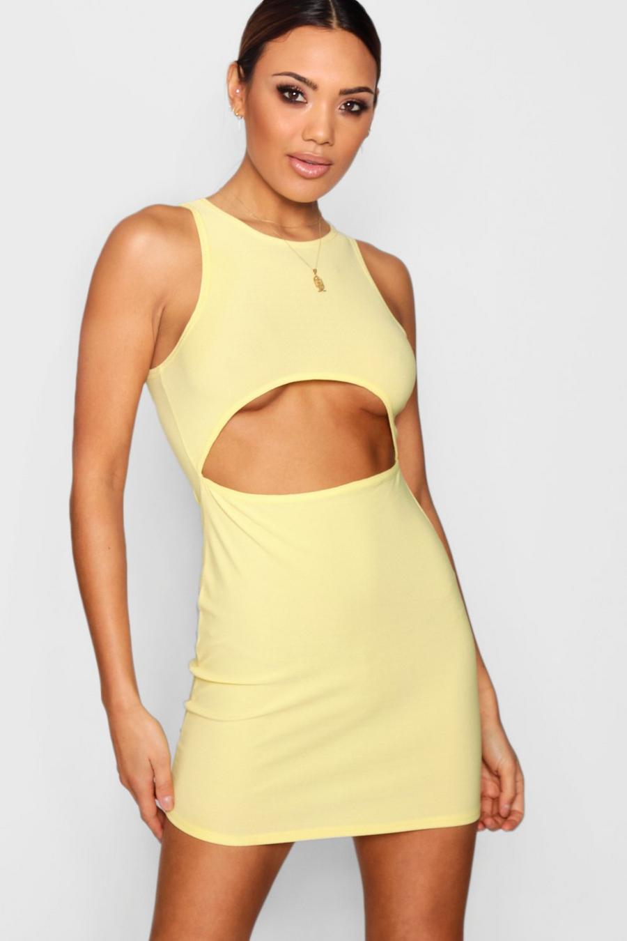 Lemon Kort bodyconklänning med cut-out image number 1