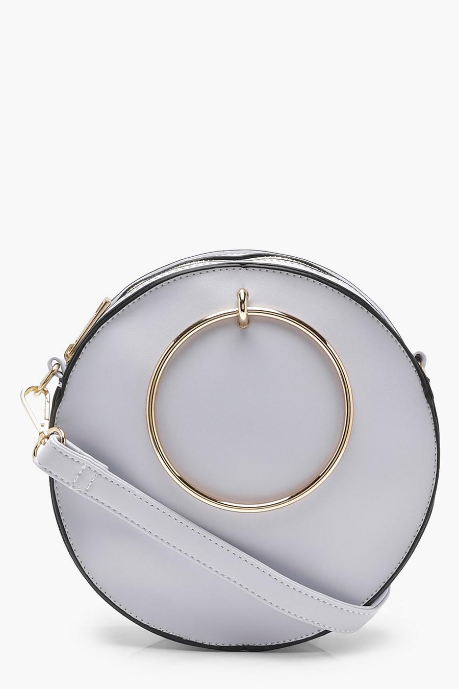 Blue Molly Ring Detail Round Bag image number 1