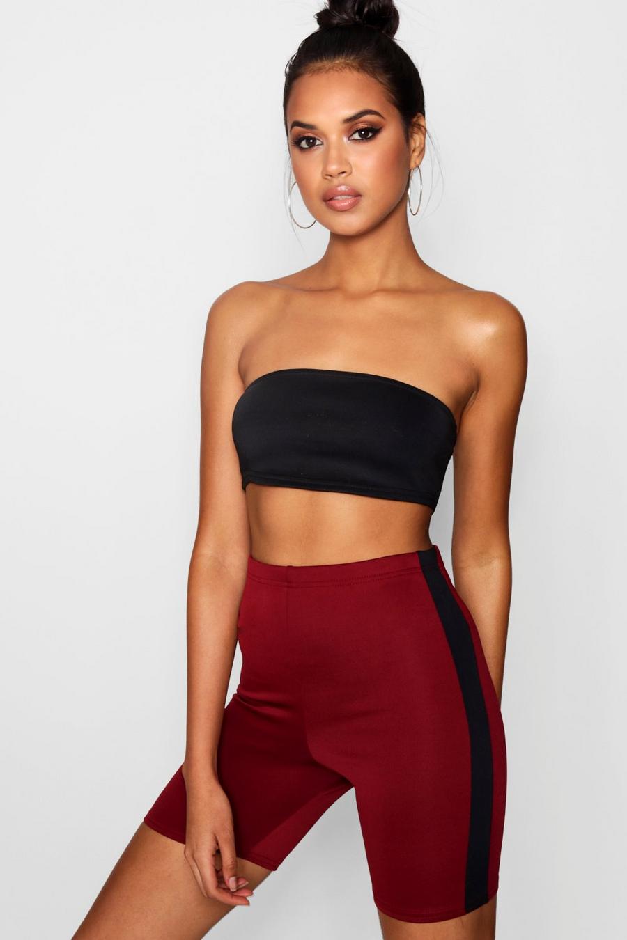 Black Fit Bandeau Top image number 1