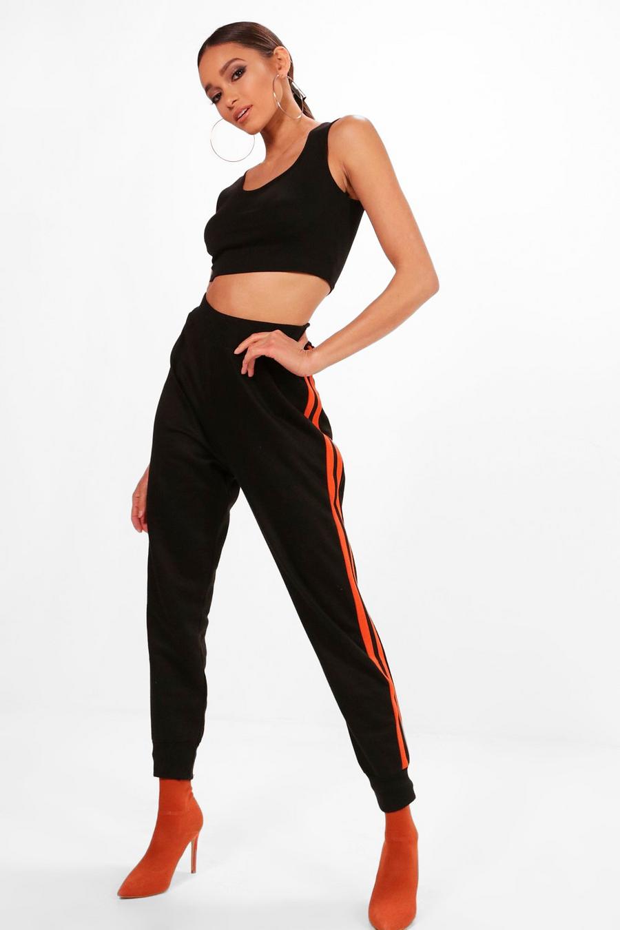 Athleisure Stripe Side Sweat Joggers image number 1