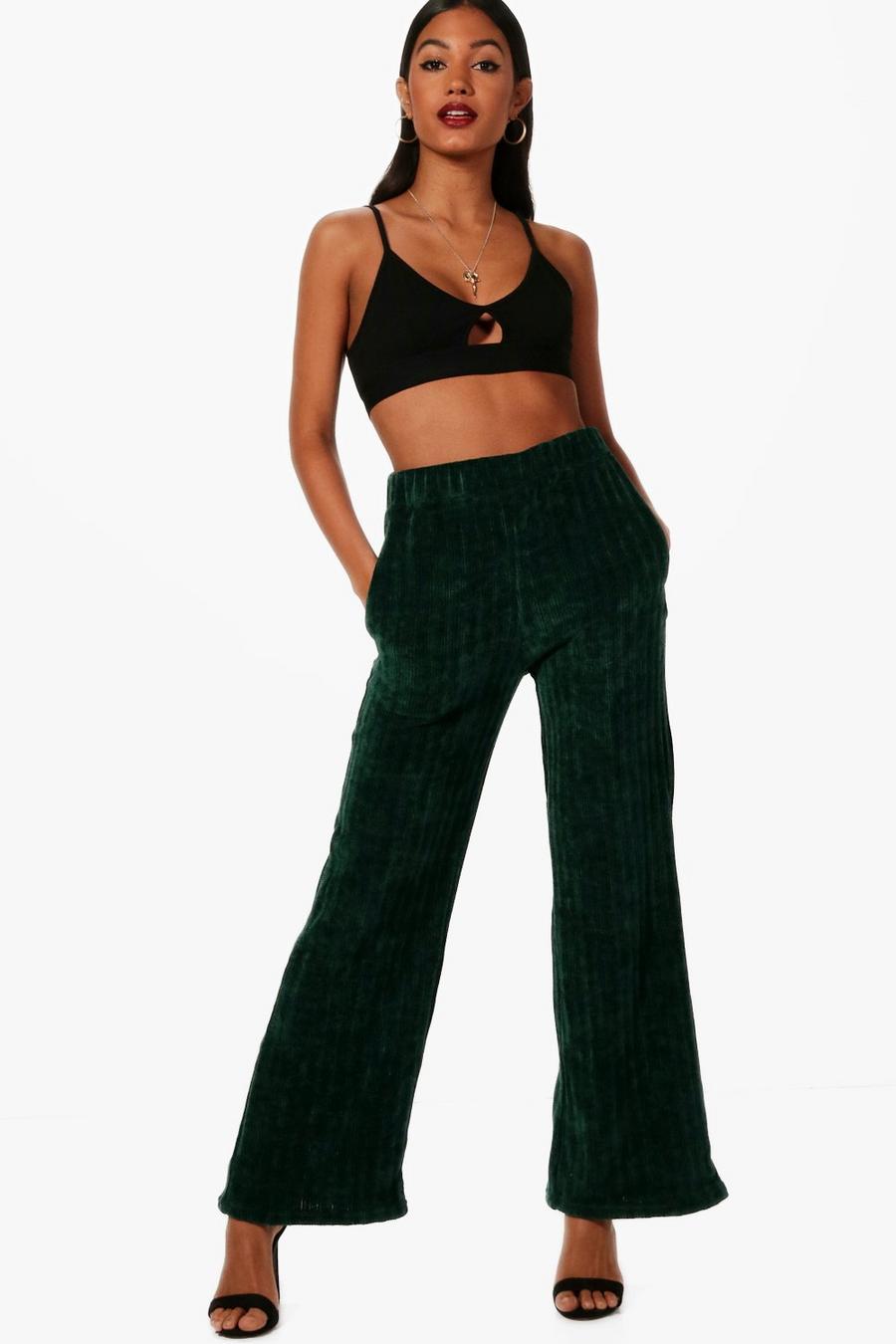 Pantalon en maille chenille image number 1