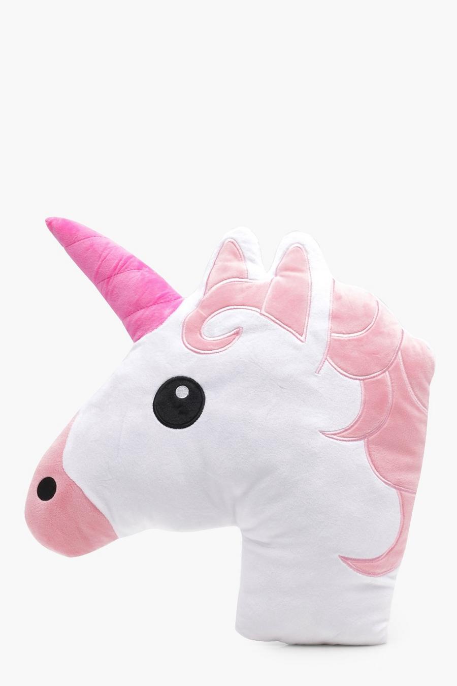 Pink Unicorn Emoji Cushion image number 1