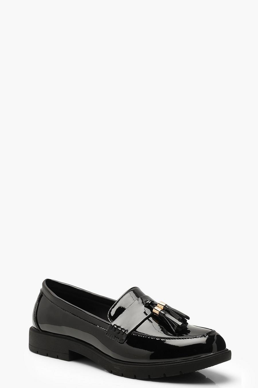 Tassel Trim Cleated Loafers image number 1