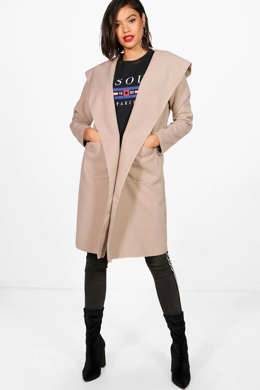 Manteau à capuche, Moka image number 1