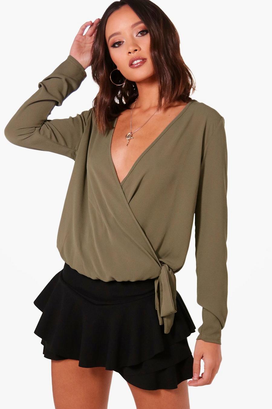 Wrap Over Blouse image number 1