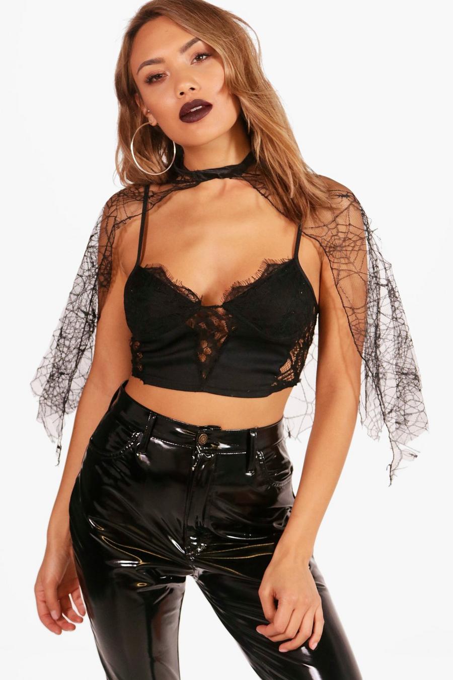 Lace Mesh Cape image number 1