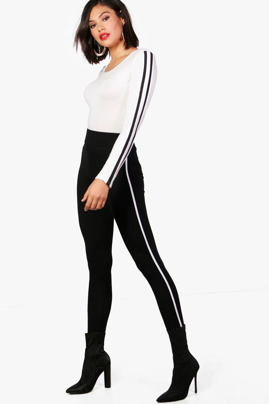 Contrast Piping Leggings image number 1