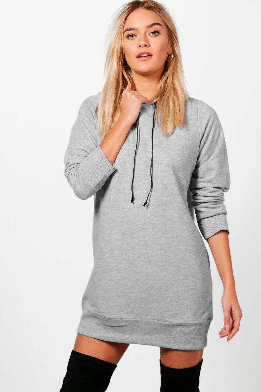 Olivia Rose Embroidery Hooded Sweat Dress image number 1