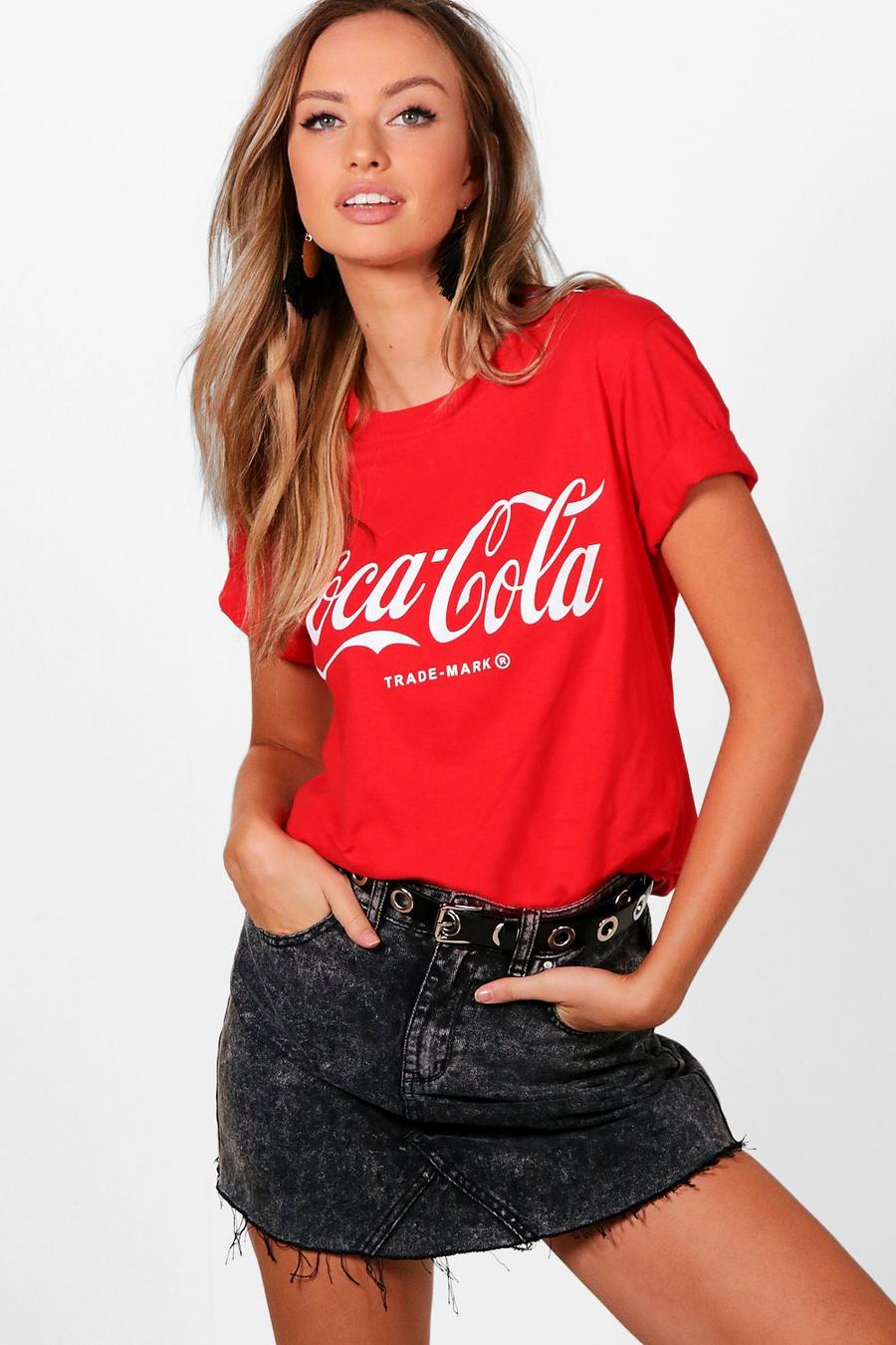 Claudia Coca Cola übergroßes T-Shirt image number 1