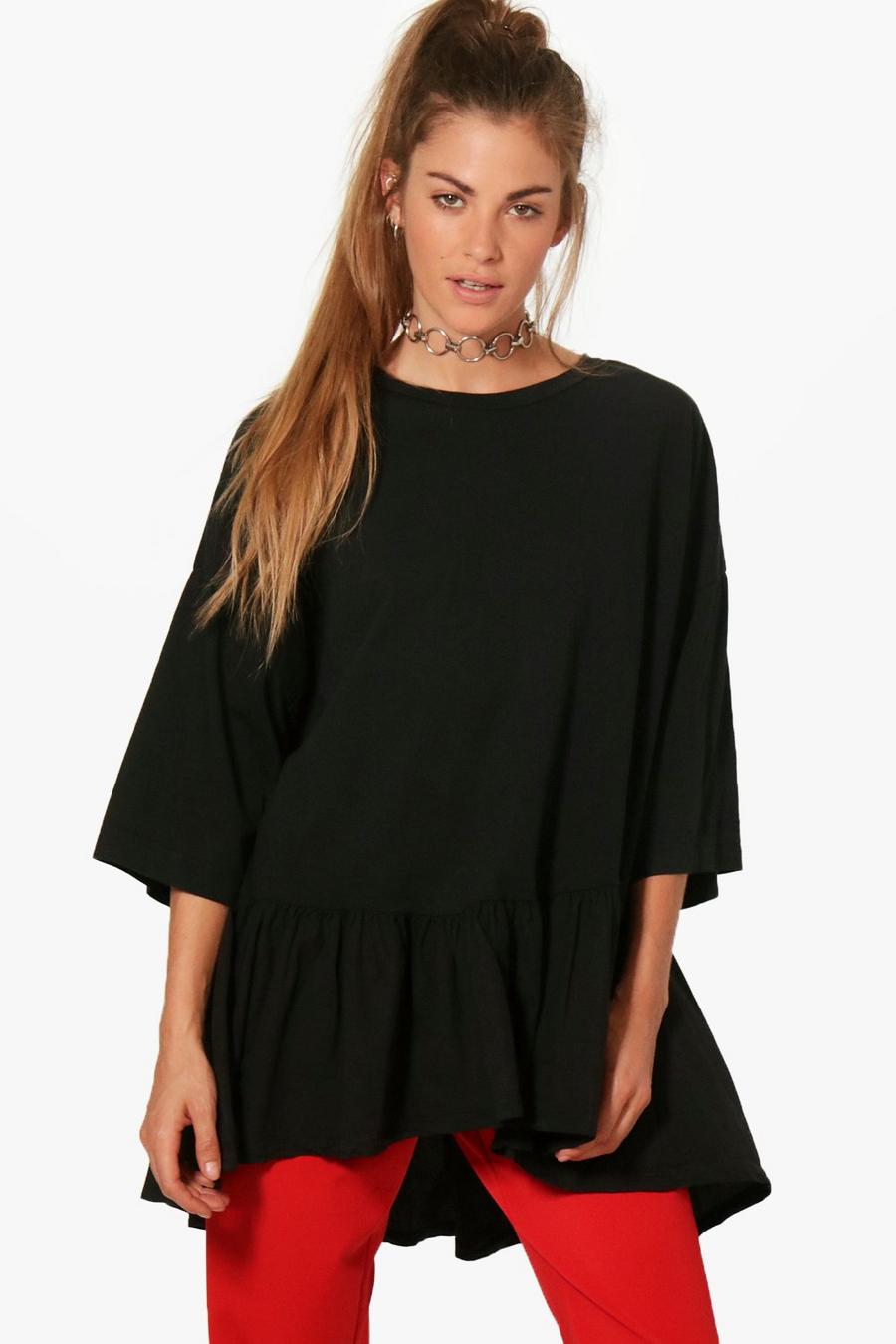 Holly Oversized Peplum Top image number 1