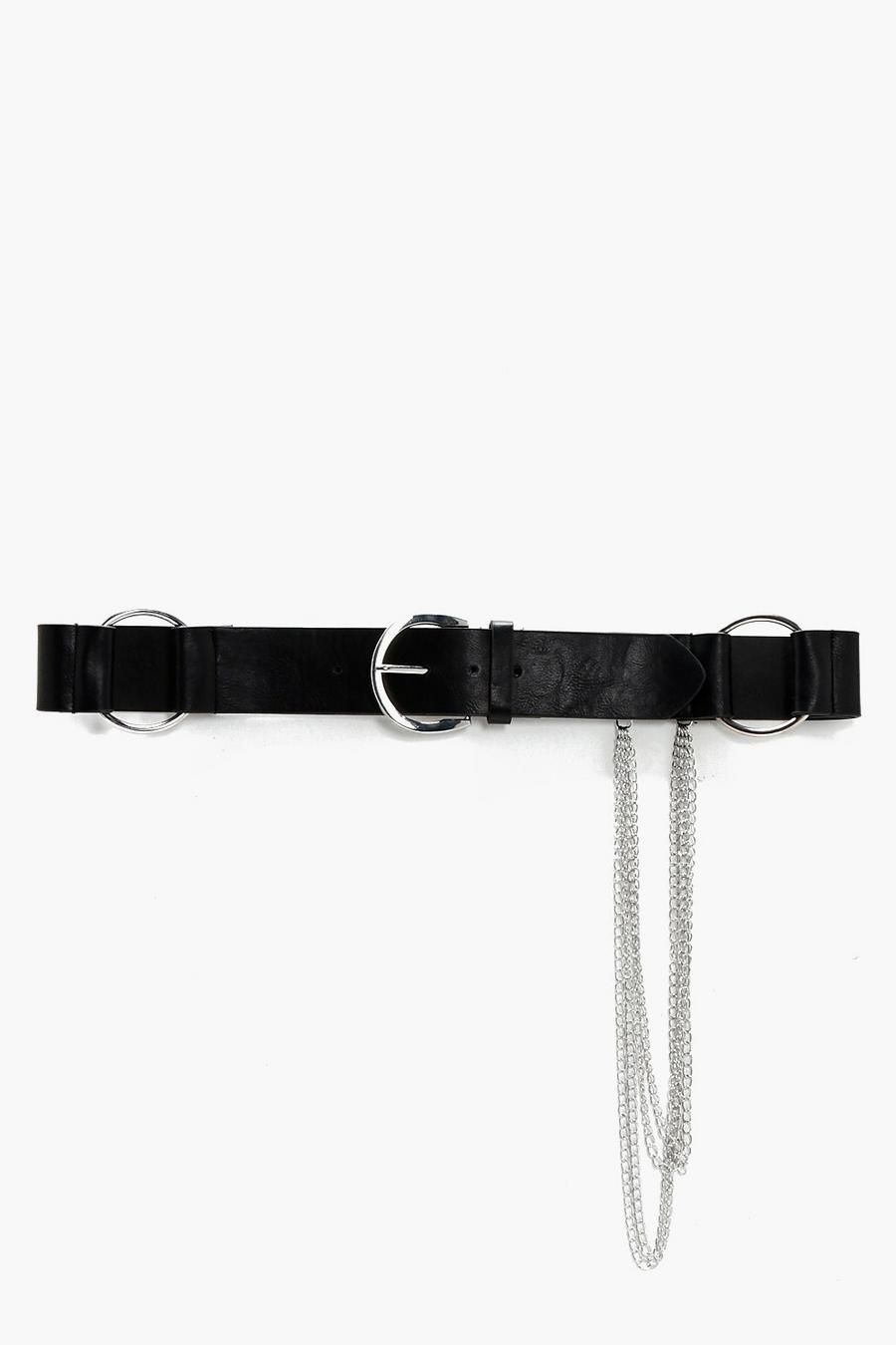 Zoe Large O-Ring Chain Detail Belt image number 1