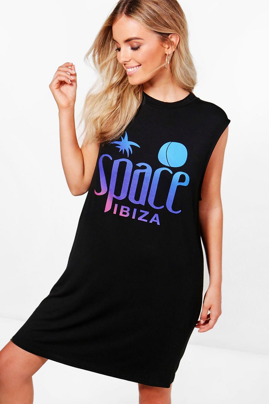 Robe t-shirt sans manches space image number 1