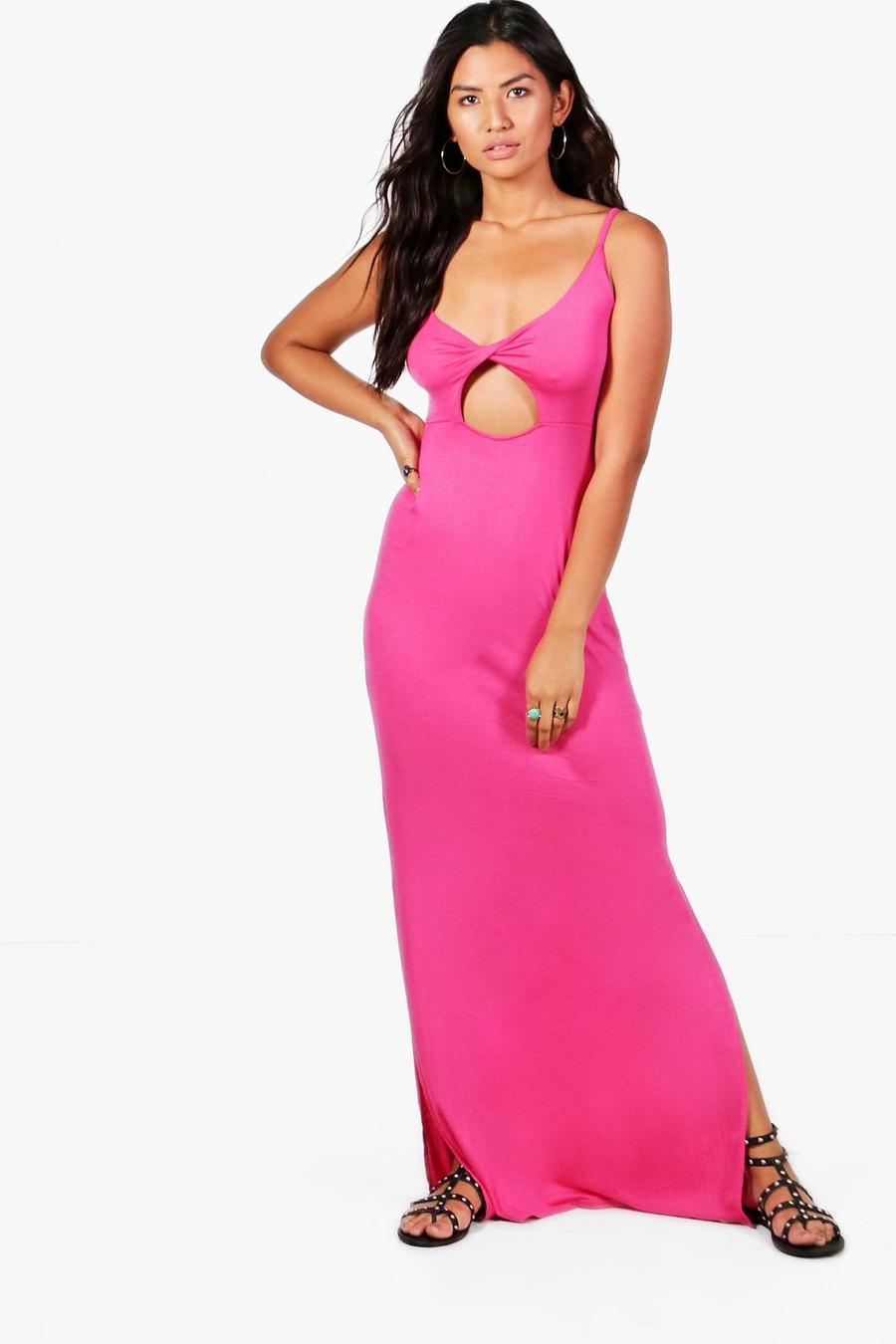 Twist Front Cut Out Maxi Dress image number 1