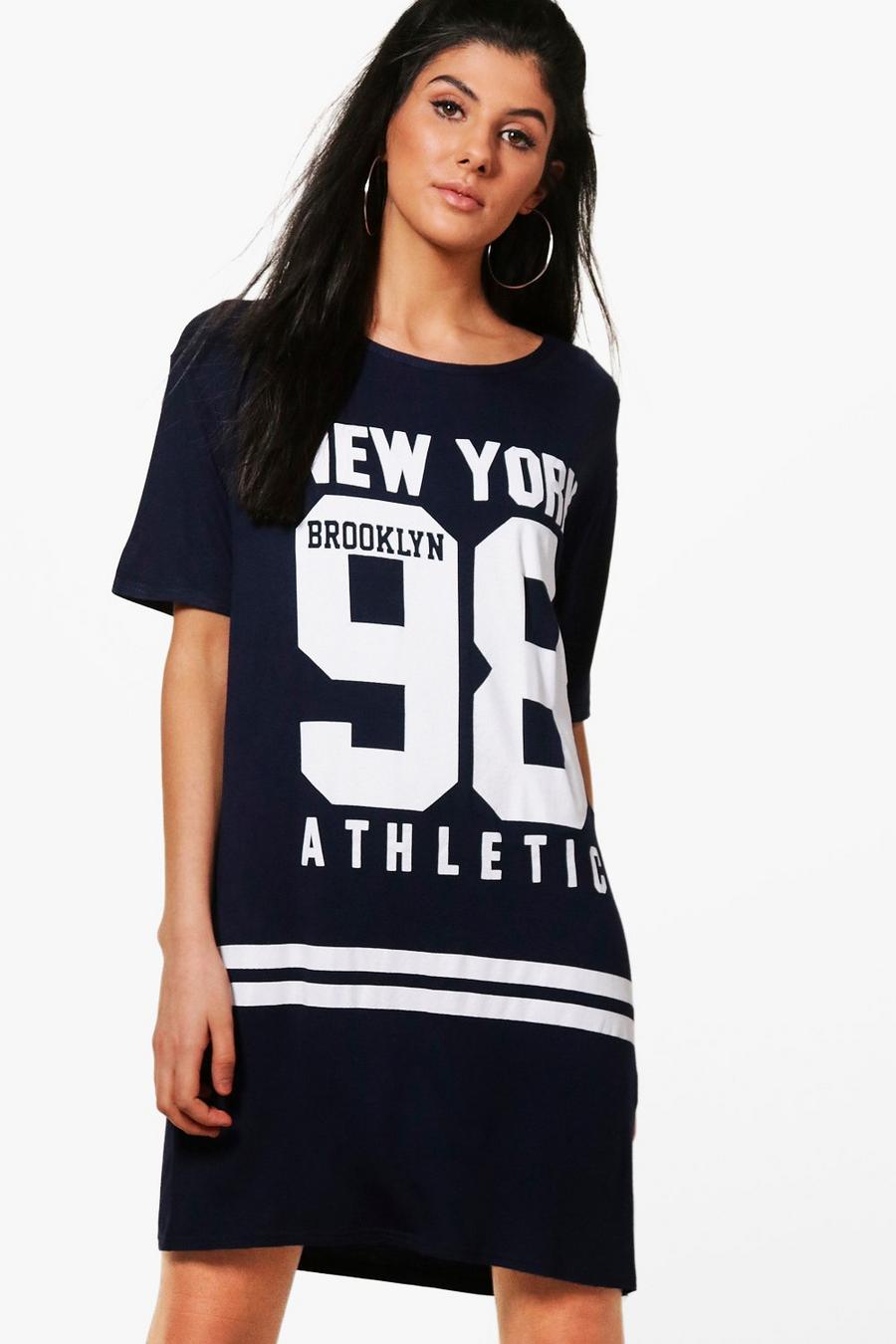 Alana Sportliches T-Shirt-Kleid im College-Style mit Print image number 1