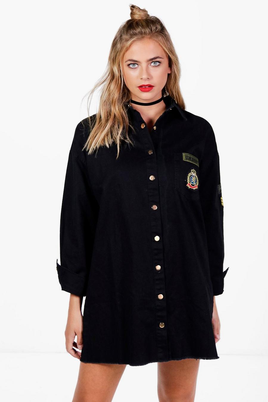 Hollie Robe chemise militaire image number 1