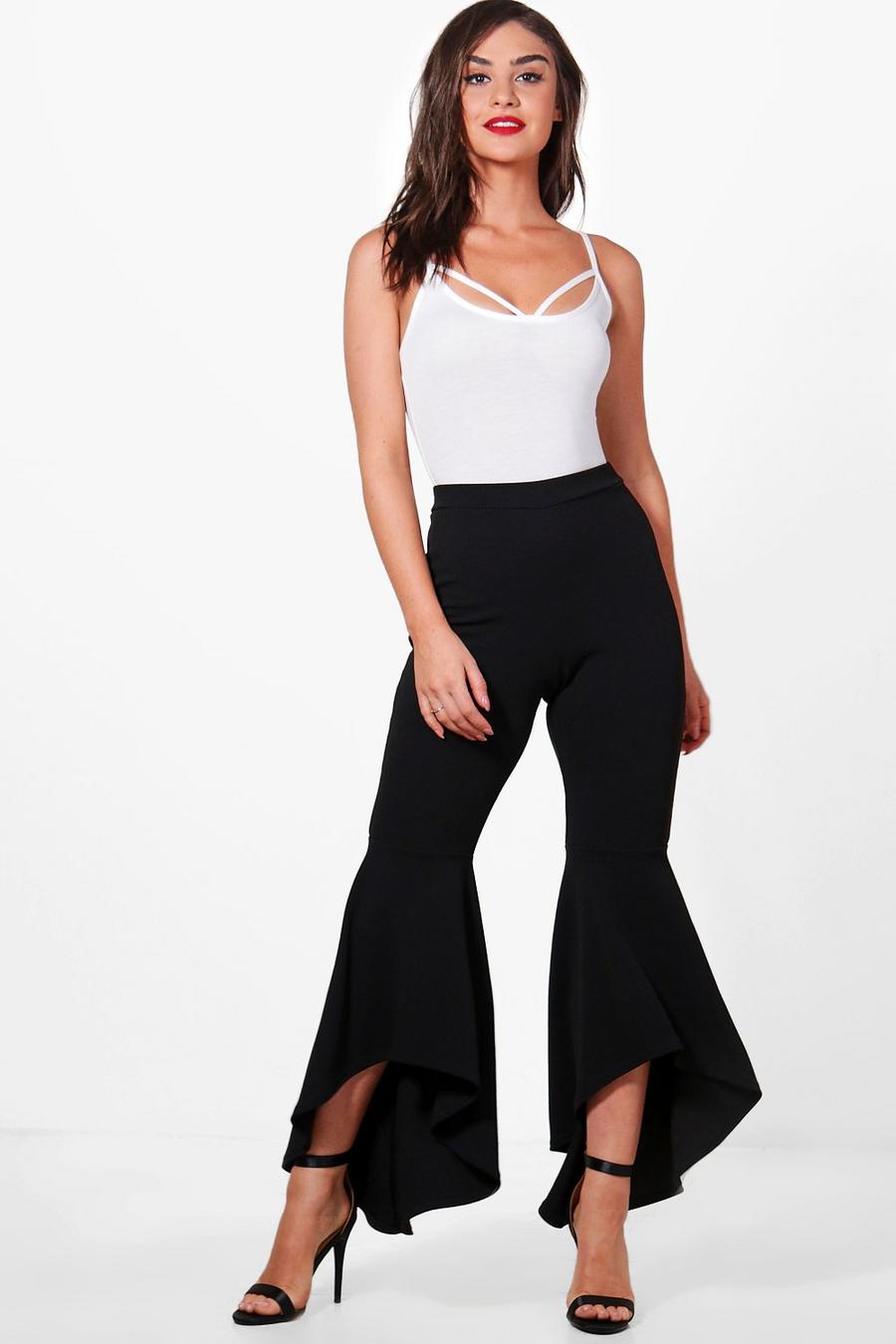 Avah Ruffle Wide Leg Trousers image number 1