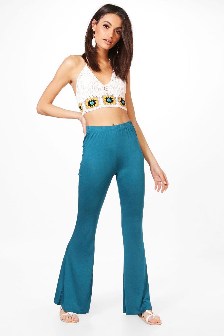Jade Jersey Flared Pants image number 1