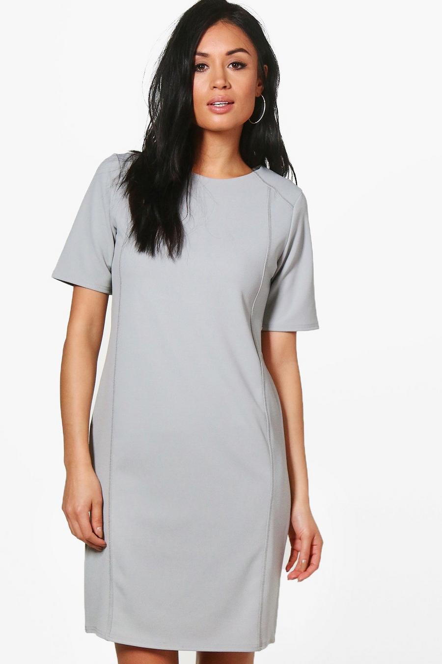 Structured Tailored Shift Dress image number 1