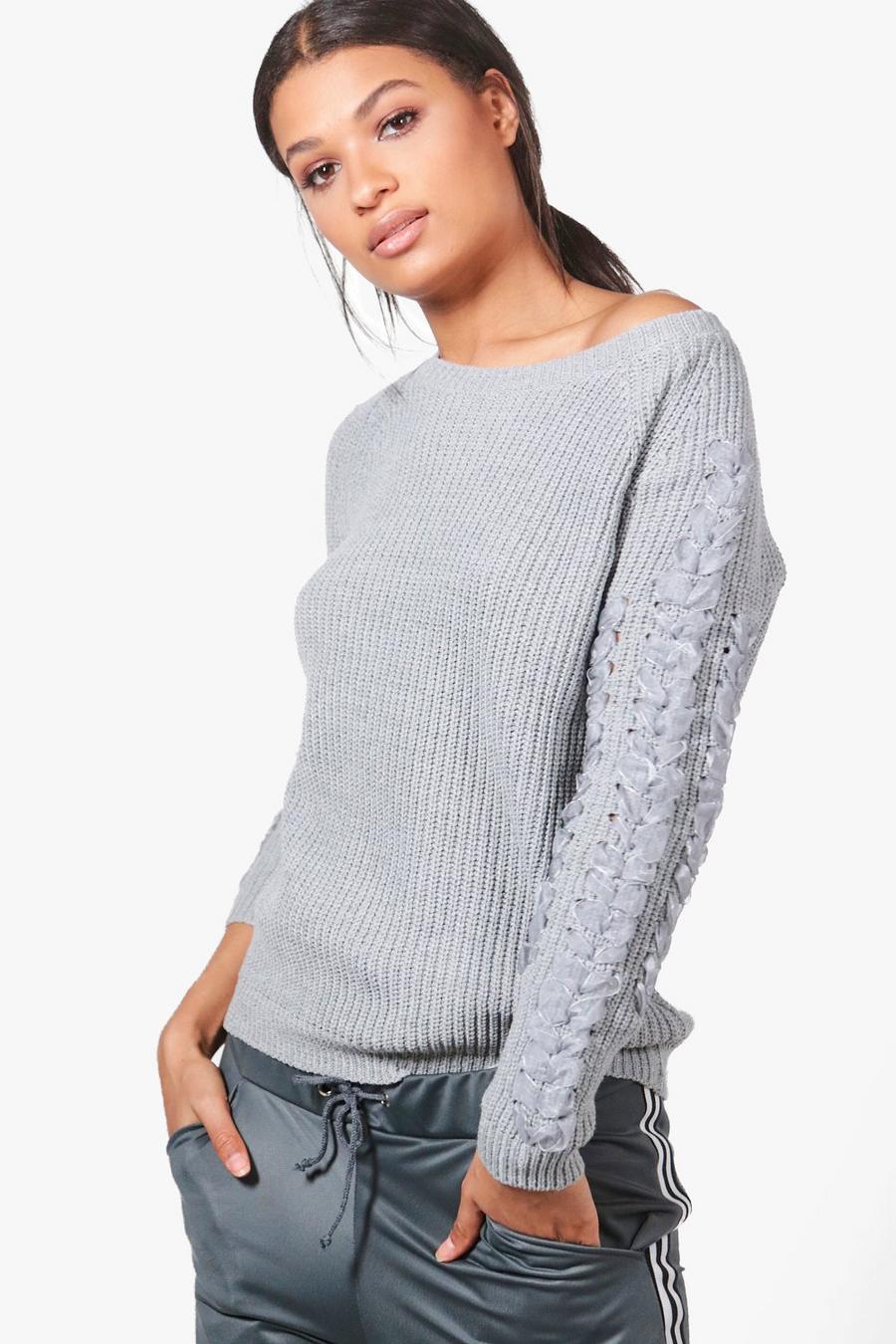 Julia Ribbon Sleeve Sweater image number 1