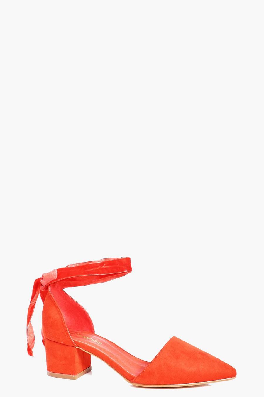 daisy ballerine a punta a calzata ampia con cinghiette incrociate image number 1