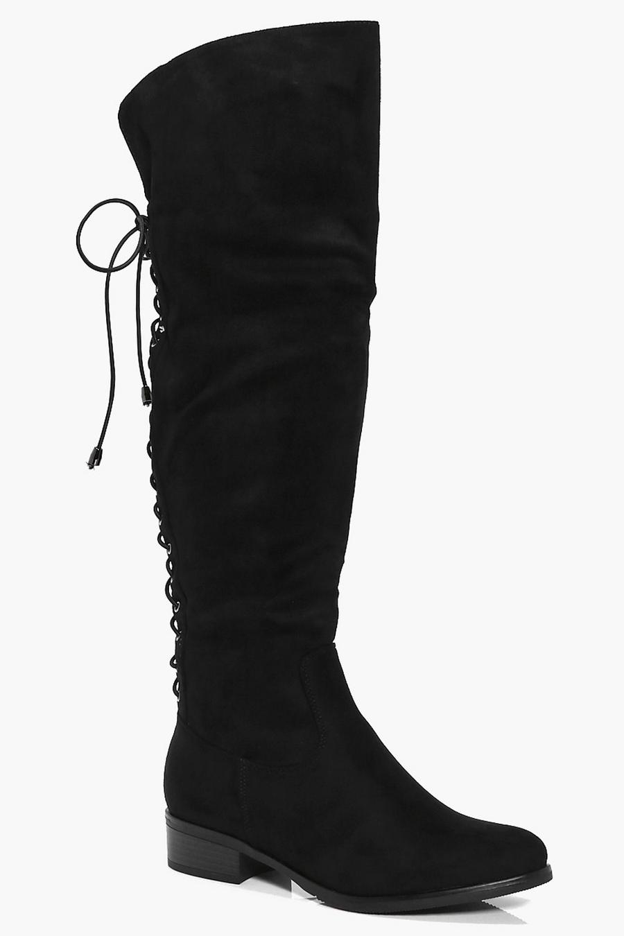Annabel Lace Back Knee Boot image number 1
