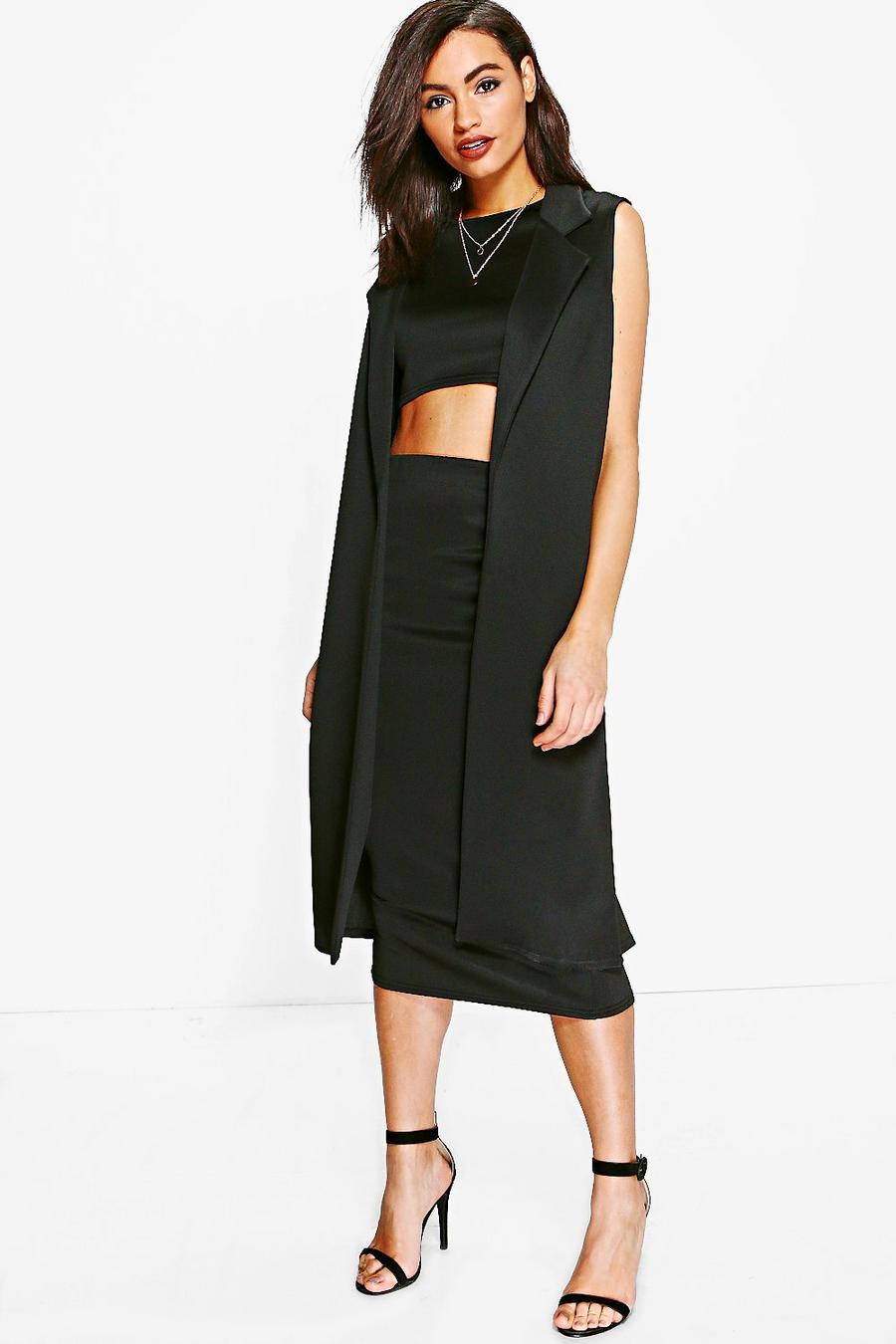 Daisy 3 Piece Crop, Skirt & Duster Co-ord image number 1
