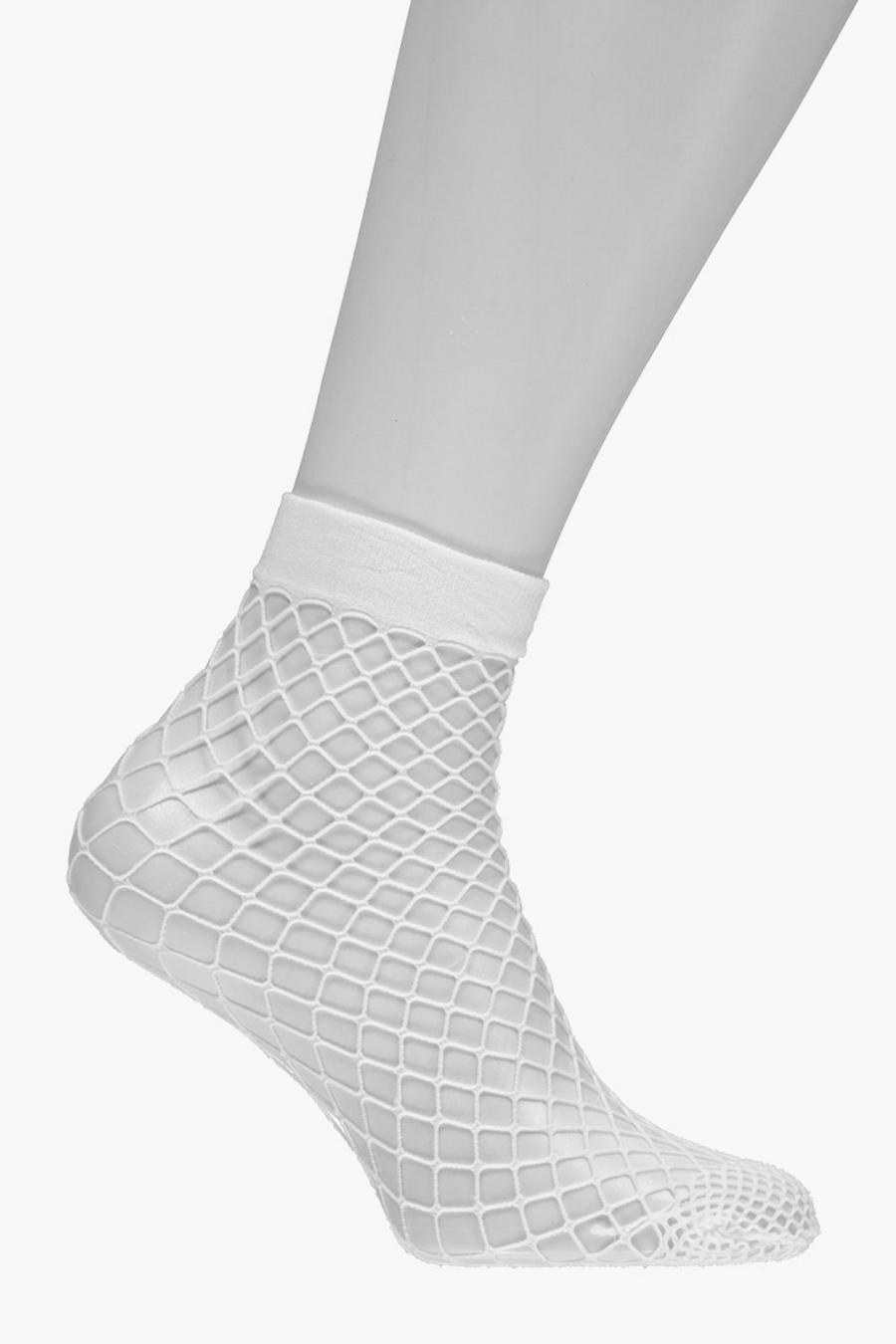 Georgina Oversized Fishnet Ankle Socks image number 1