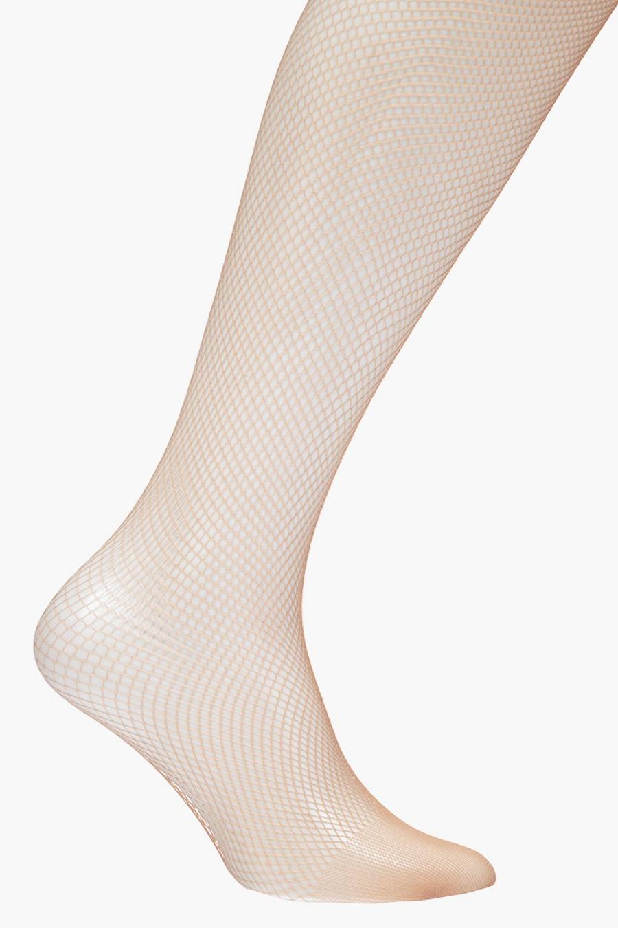 Natural Maddison Small Scale Fishnet Tights image number 1