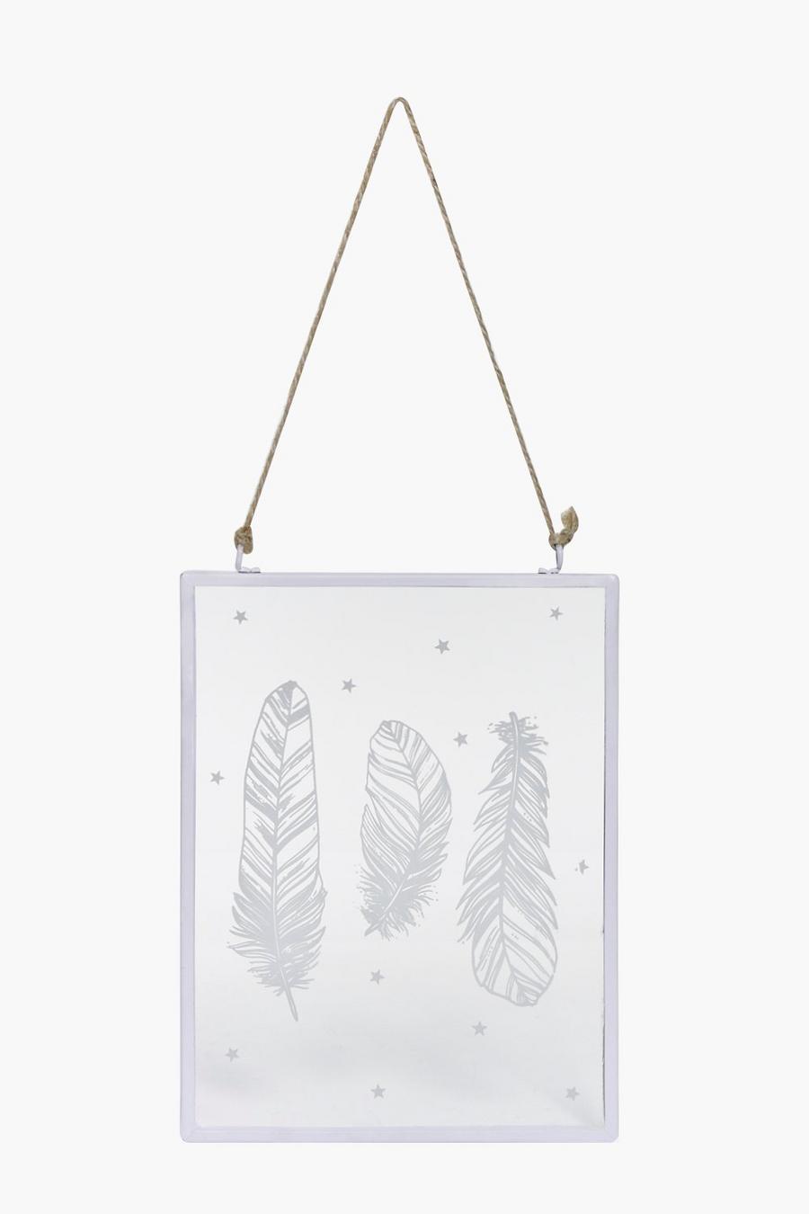 White Feather Wall Art image number 1