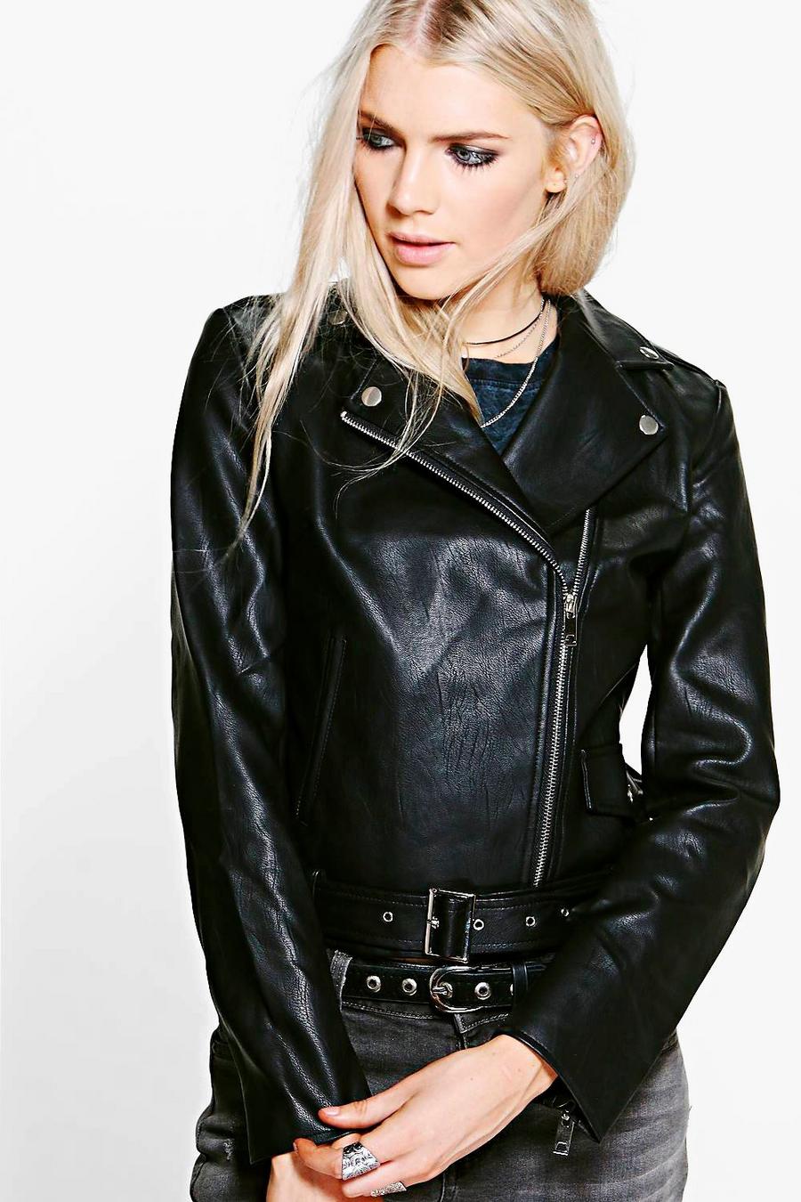 Jasmine Pu Leather Moto Jacket image number 1